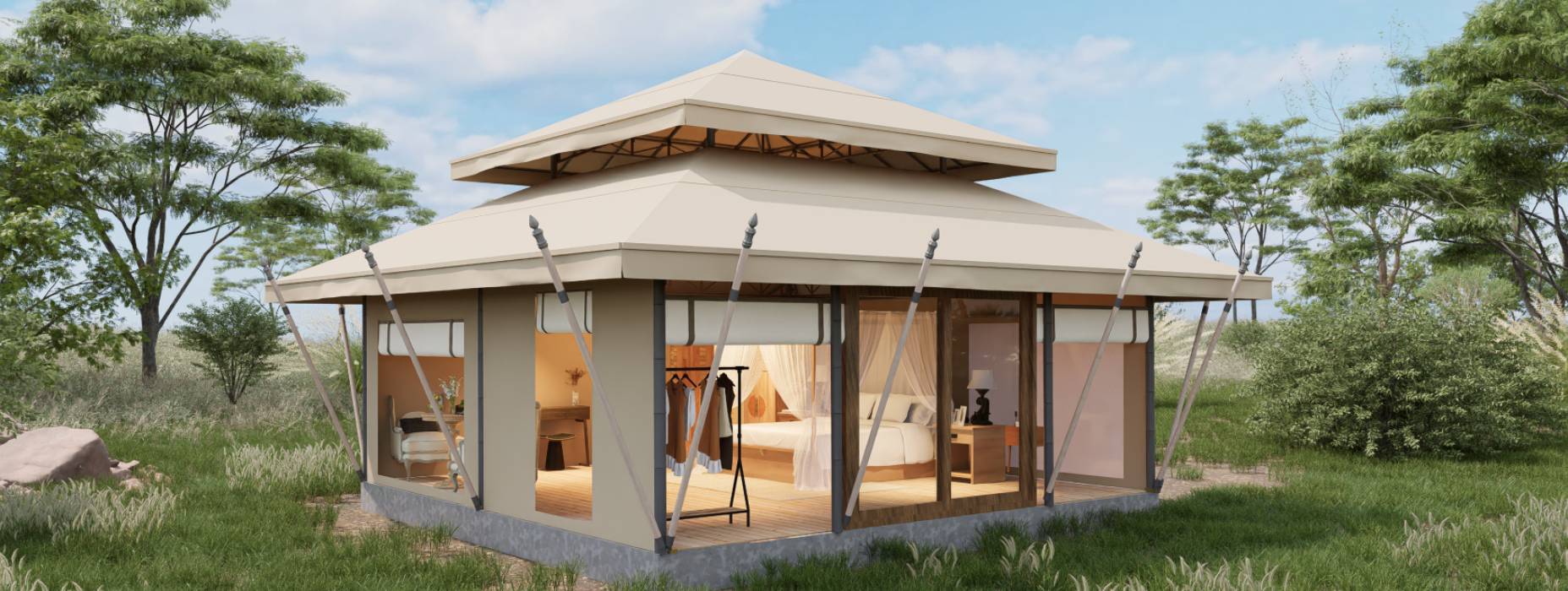 黄骅市户外野奢帐篷